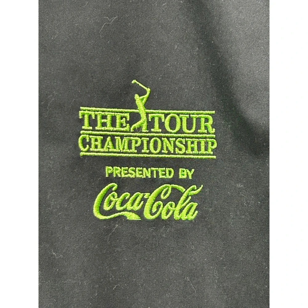 Tour Championship‎ Coca-Cola East Lake Windbreaker Mens Medium Oxford Golf Black